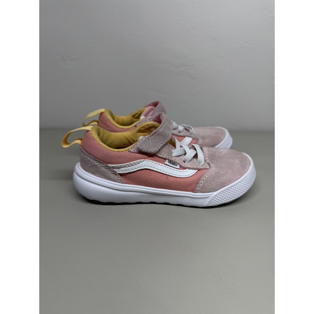 VANS Little Kids UltraRange 66 V Size 9 Pink Yellow